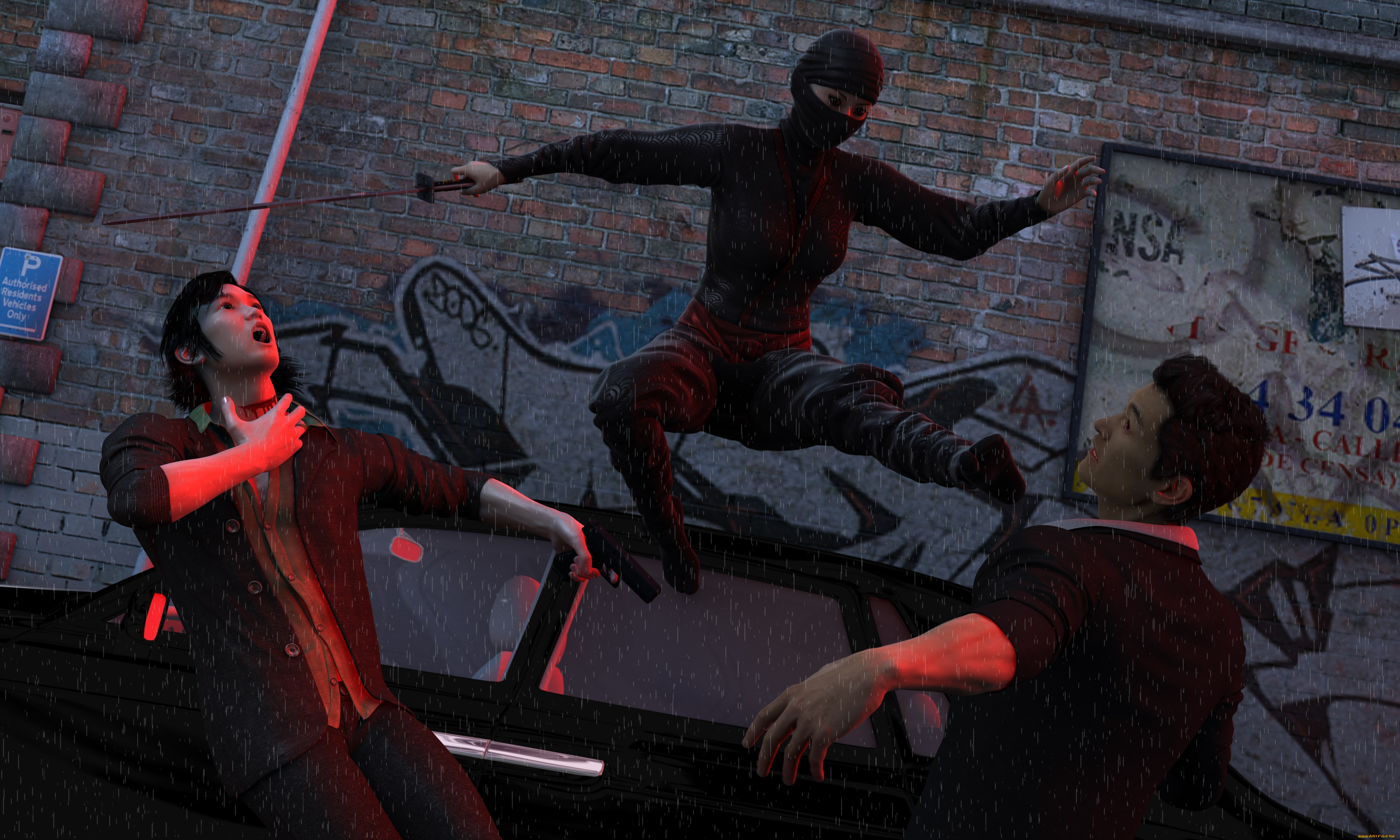 ninja,  story revenge, 3 ,  , fantasy, , 